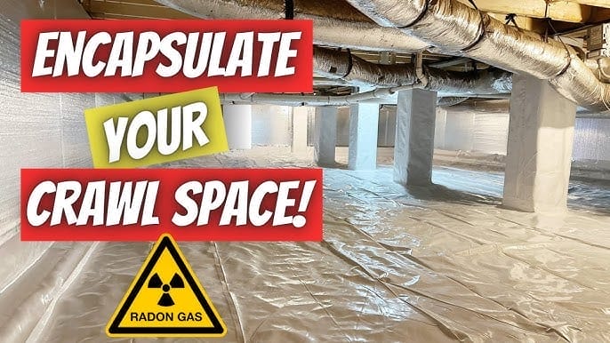 Crawlspace Encapsulation with Vapor Barrier